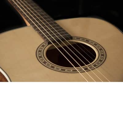 Washburn D7S Harvest Dreadnought Acoustic Guitar. Natural Gloss image 5