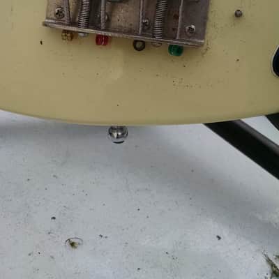 Teisco Bass 1960s White image 7