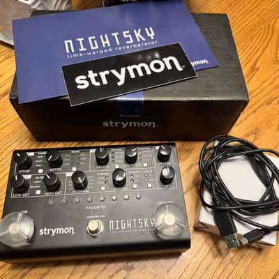 Strymon Midnight Edition NightSky Time-Warped Reverberator 2022 - Midnight Edition Dark Gray image 1