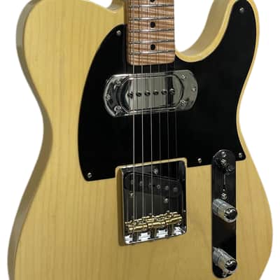 Mario T-Style 2022 Nocaster Blonde 1-Piece Body, AAAA 1/4" Sawn Neck, Bigsby Pup (Authorized Dealer) image 8