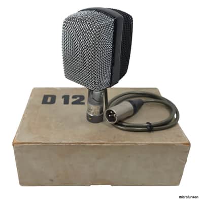 AKG D12 Vintage Microphone. Rare Early Version. Metal Frame. image 3