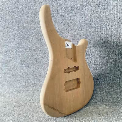 Solid Mahogany Wood Bass Guitar Body image 4