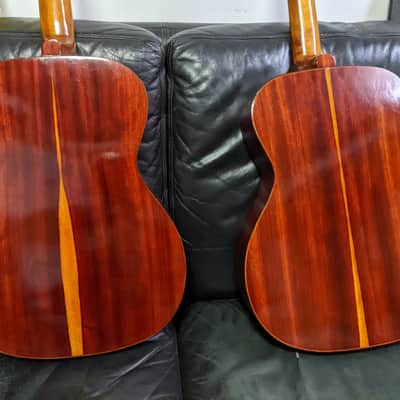 Handmade OM Padauk wr Cedar KK Trinity pro Wide Nut 12 Fret fingerstyle image 9