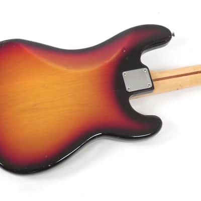 1973 Fender Precision Bass Left Handed - Sunburst Lefty Bass image 5