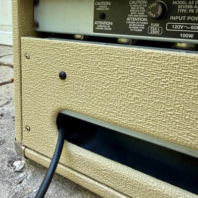 Fender Limited Edition '65 Reissue Deluxe Reverb Head - Blonde 2014–2016 - Blonde image 9