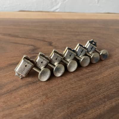 6-in-line Deluxe Tuner Set With Pin - Nickel image 2