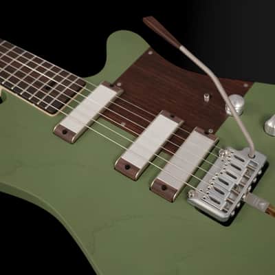 Tao Guitars Sutorato “U-A-M” - Lincoln Green (black filled pores) w/ ABM 2-Point Trem. NEW (Authorized Dealer) *VIDEO ADDED* image 7