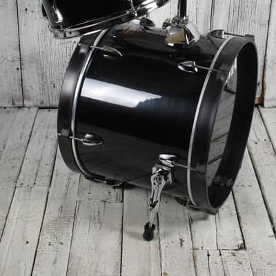 Tama Imperialstar IE58C 5 Piece Drum Set w Snare & Meinl Cymbals Hairline Black image 6