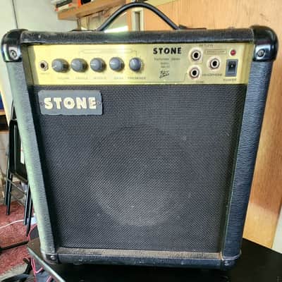 Stone Performer SBA-20 Bass Guitar Amplifier 2005 - Present Black & Gold! SICK BASS PRACTICE AMP!! WORKS PERFECT!! image 4
