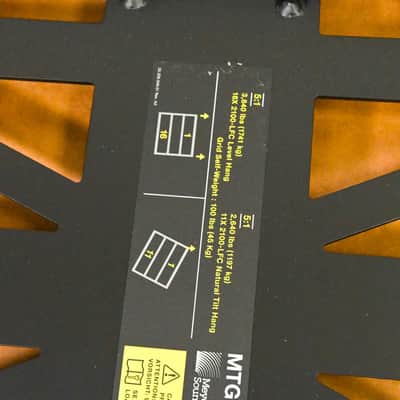 Meyer Sound MTG-2100-LFC Top Grid Flying Frame for 2100-LFC Subwoofer CG010QQ *ASK FOR SHIPPING* image 5