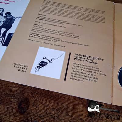 1966 Hagstrom Catalog - Hagstrom Guitars and Basses Move People *RARE* image 5
