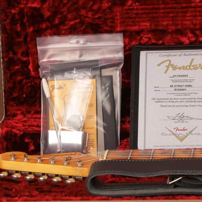 Fender Custom Shop 1956 Stratocaster Heavy Relic Guitar - Aged Vintage White - CHUCKSCLUSIVE - #R125401 image 20