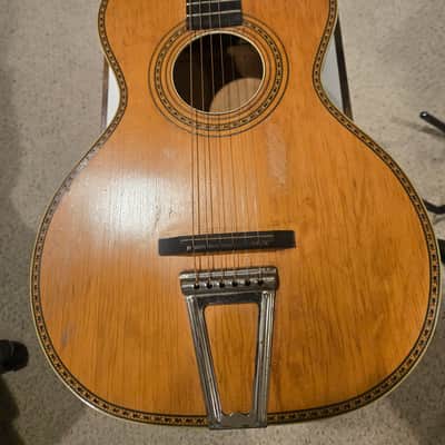 Parlor Guitar Flat top guitar Early 1900s - NATURAL image 18