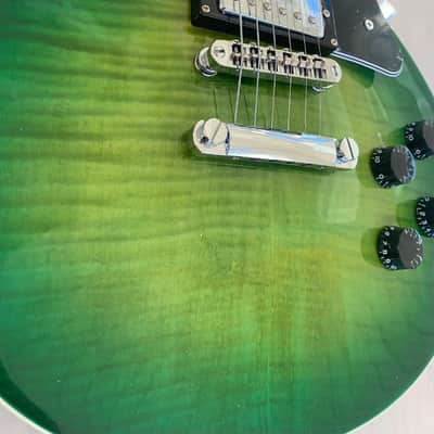 Firefly FFLPS Les Paul Lizard Burst Green image 3