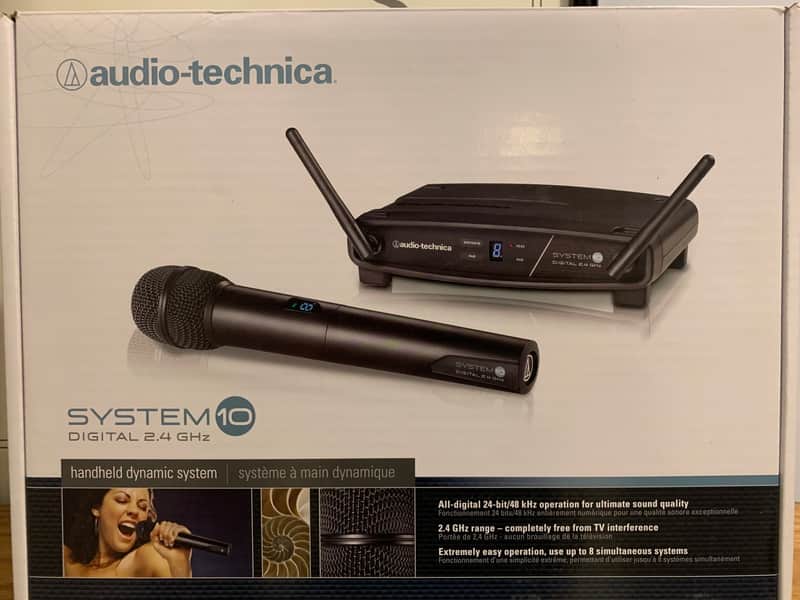 Audio-Technica ATW-1101/G System 10 Digital Wireless Handheld & Guitar System image 1