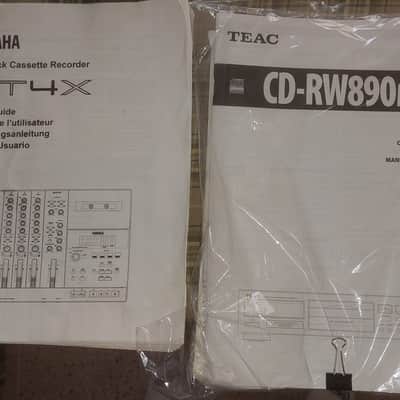 Analog recording system; Yamaha 4 track recorder; Teac cd burner; 51 tapes image 12