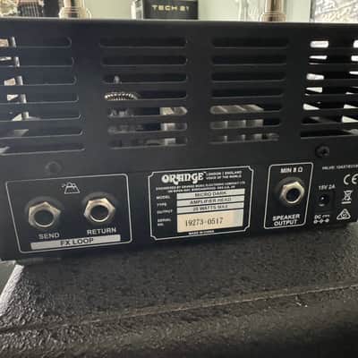 Orange Micro Dark 20-Watt Guitar Amp Head 2015 - Present - Black image 3