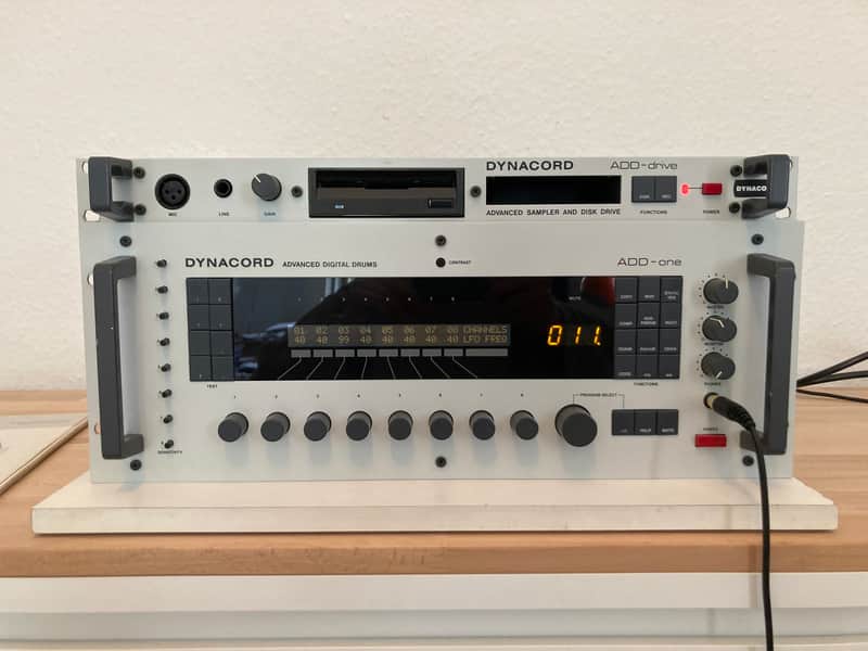 Dynacord ADD ONE & ADD DRIVE Vintage 12-Bit Drum Sampler & Drum Synthesizer w/ MIDI IN/THRU/OUT & Trigger Input image 1