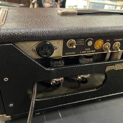 Fender Bassman 2-Channel 50-Watt Guitar Amp Head 1971 - Silverface image 20