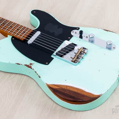 2023 Fender Custom Shop ‘52 Telecaster Roasted Heavy Relic Surf Green w/ Streamlined U Neck image 9