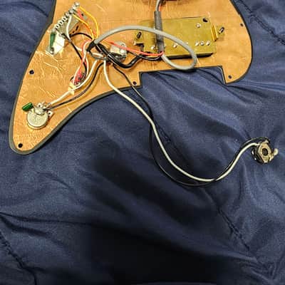 Loaded Pickguards 2pcs.: Squier Standard Double Fat Strat Pickguard (w/ stock HH pickups) + Tagima JA-3 pickguard (HSH pickups) image 3