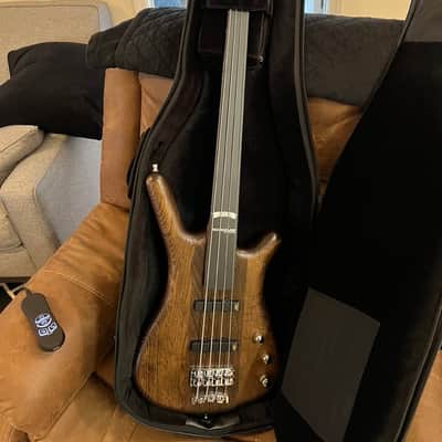 Warwick GPS Pro Corvette Teambuilt 4 String Active Antique Tobacco Satin Bass Guitar image 4