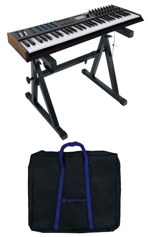 Arturia KEYLAB 61-Key Mk3 Black USB Midi Keyboard Controller+Z-Style Stand image 1