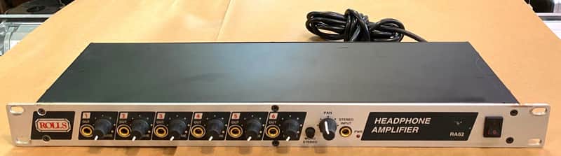 Rolls RA62 6-Channel Headphone Amplifier 2022 - Present - Black