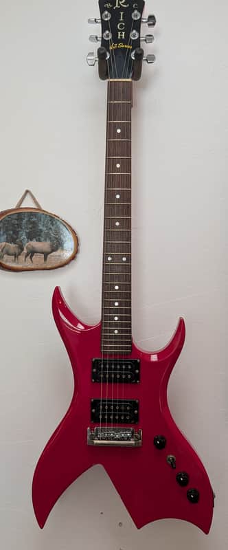 BC Rich Bich NJ 1984 Ferrari Red w/ Original Case