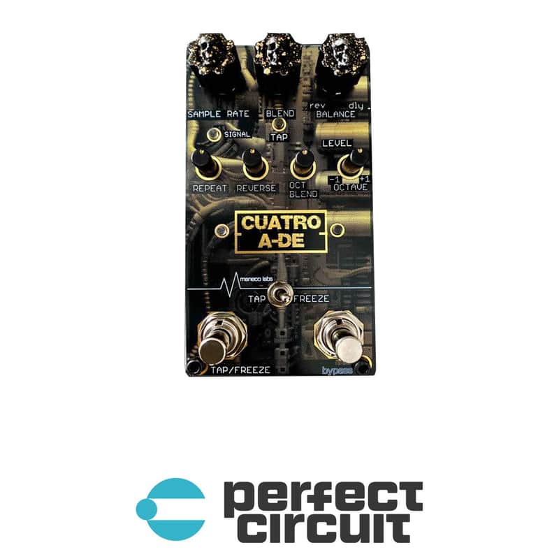 Maneco Labs Cuatro A De Delay + Reverb Pedal image 1