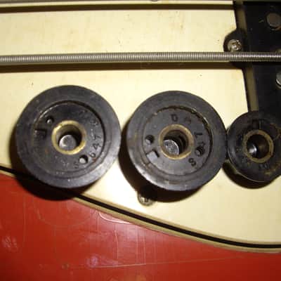 Fender Jazz Bass 1966 - Fiesta Red Matching Headstock image 17