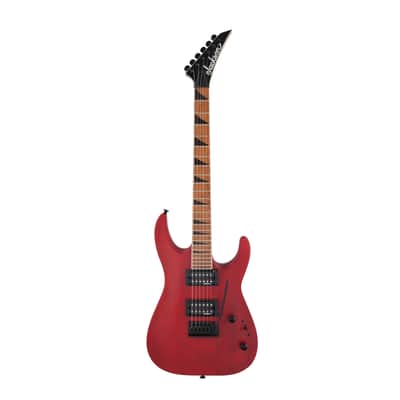 Jackson JS Series Dinky Arch Top JS24 DKAM 6-String Electric Guitar with Caramelized Maple Fingerboard and High-Output Humbucking Pickups (Right-Handed, Red Stain) image 1