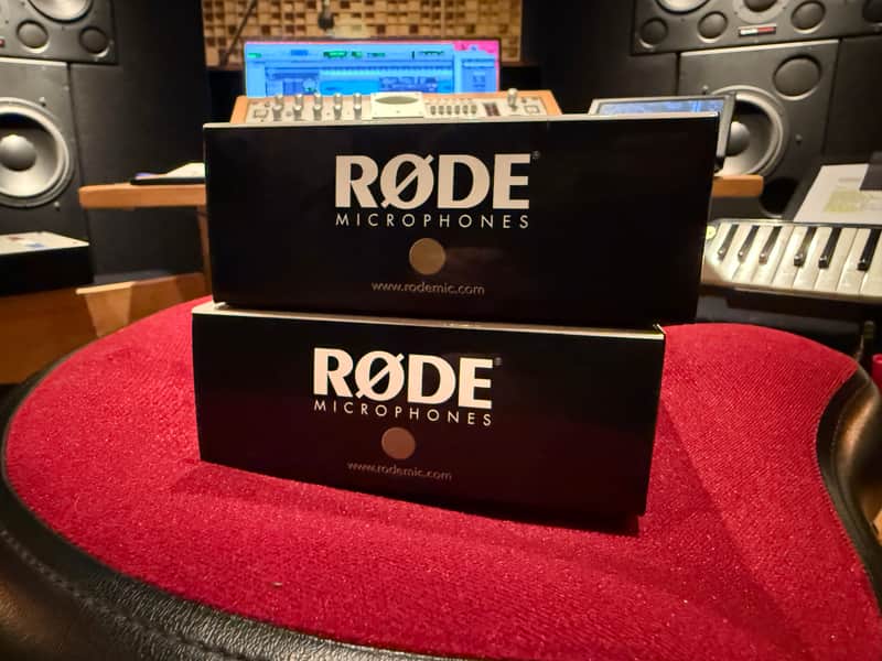 Pair RODE NT6 Compact Small Diaphragm Cardioid Condenser Microphones 2006 - Present - Nickel image 1