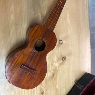 Unbranded Soprano Ukulele 1920’s - Natural Koa image 2