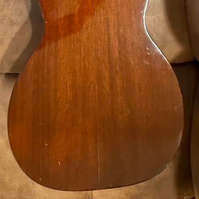 *On Sale*1929 Martin 6-string parlor guitar. Similar to a 1 or 2-18, Early conversion to 6 string guitar. 14 fret, X braced, 1.3/4 nut, rosewood bridge. Sweet Mahogany, body and neck, a very nice spruce top. *Play now and pay Later Offer* image 5