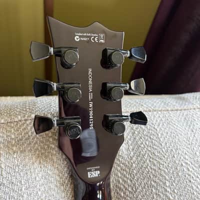 ESP LTD EC-1000 Deluxe FM with Ebony Fretboard 2019 - See Thru Purple image 10