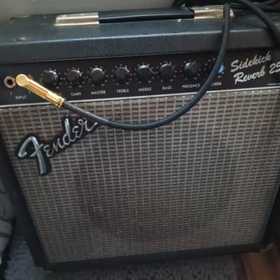 Fender Sidekick 25 Reverb 25-Watt 1x10" Guitar Practice Amp 1986 - 1991 - Black image 1
