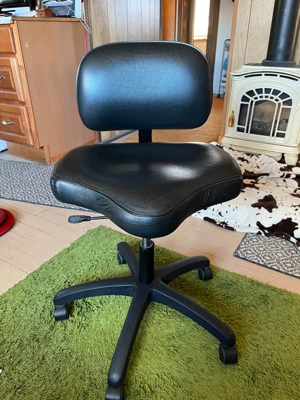 SoundSeat (Sound Seat) Regular Seat Drum Throne - Black Leather image 1