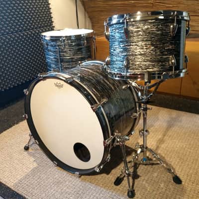 ST-Drums Schlagzeug FAB Shell-Set (22, 13, 16) 2022 - Vintage Black Oyster image 3