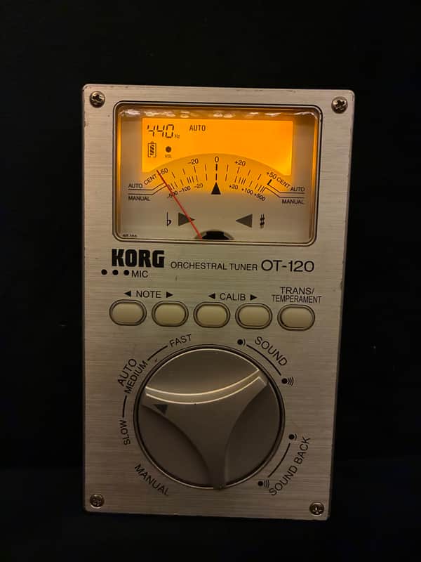 Korg OT-120 Orchestral Tuner 2010s - Silver image 1