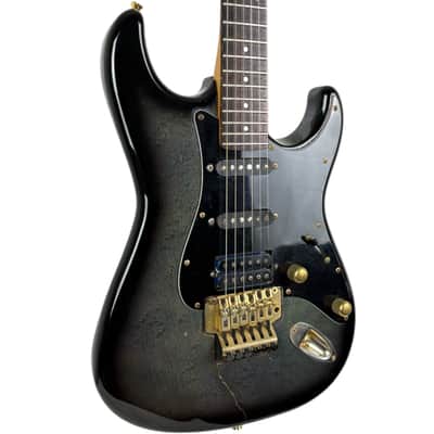 Fender Japan STR-80R Stratocaster 1986-1987 - Black Burst - Vintage image 2