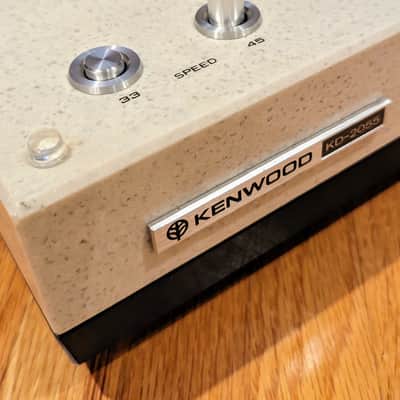 Kenwood KD-2055 Belt Drive Turntable / Granite Body / Fully Serviced and Tested / Free Shipping image 19