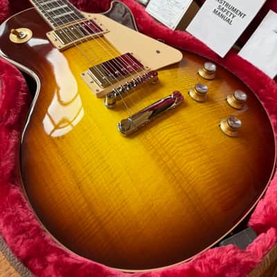 2025 Gibson Les Paul Standard 60s Figured Top - Iced Tea Burst image 1