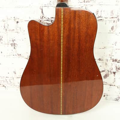 Vision HD-20CE NA Herringbone Dreadnought Acoustic-Electric Guitar image 7