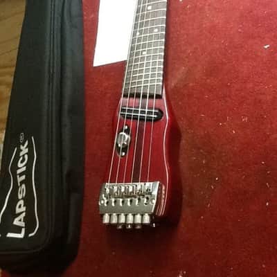 Lapstick Standard Mini Travel Guitar 2014 Red Mahogany Lacquer image 1