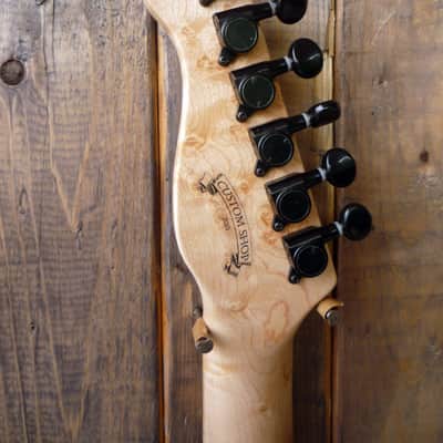 WR C-Lest Custom Shop, Matte black, mirror pickguard, Strat image 9