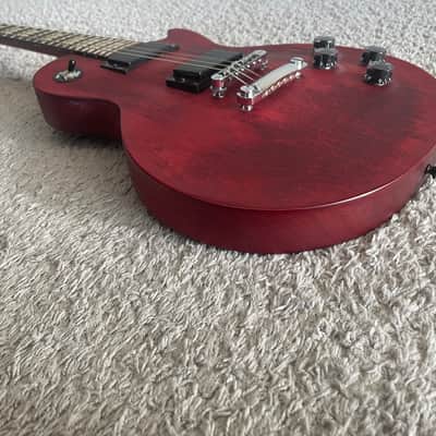 Gibson USA LPJ Les Paul 2013 HH Cherry Satin Red Electric Guitar + Gig Bag image 4