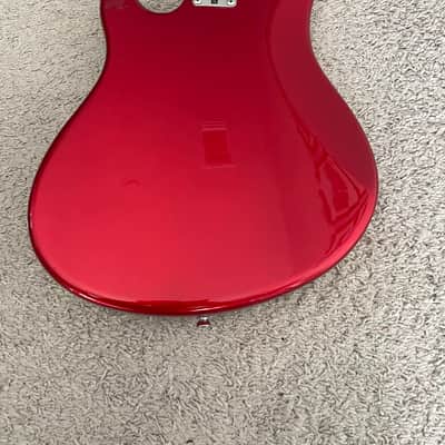 Fender Modern Player Dimension Bass 2014 MIC Candy Apple Red 4-String Guitar image 13