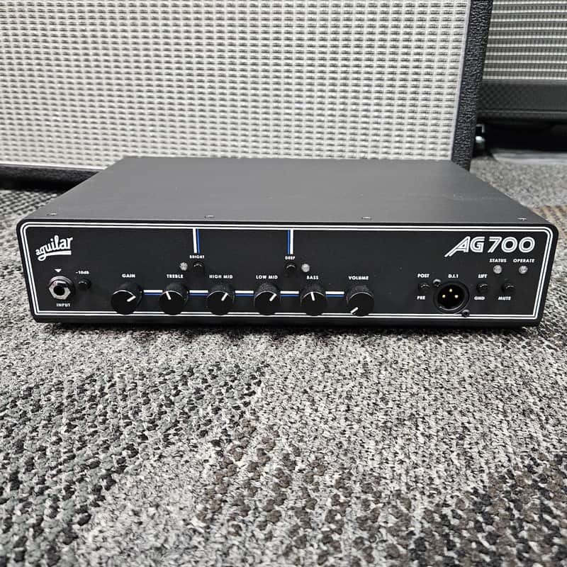 Aguilar AG 700 V2 700-Watt Bass Amp Head - Black image 1