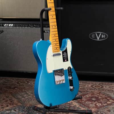 Fender American Professional Classic Telecaster Electric Guitar - Faded Lake Placid Blue with Gig Bag image 13